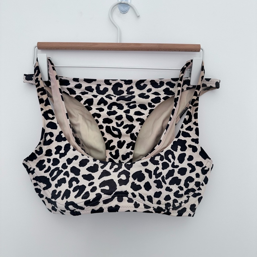Tori Praver bikini. Leopard print. Top and bottom both size small. Worn once